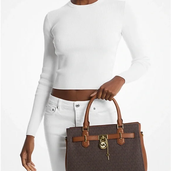 Michael Kors Brown Signature Tote Bag - Picture 2 of 6